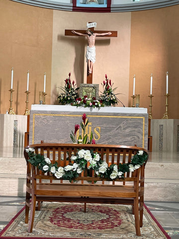 Stage floral arrangement Stage floral arrangement